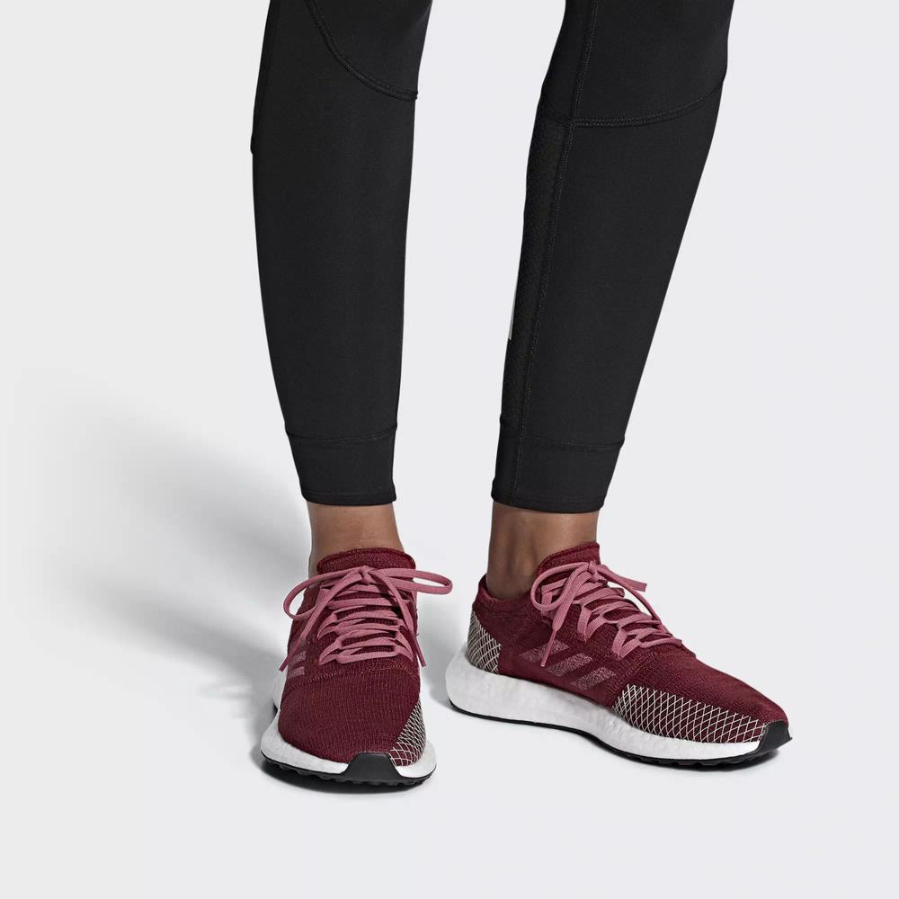 Adidas Pureboost Go Tenis Para Correr Rojos Para Mujer (MX-57569)